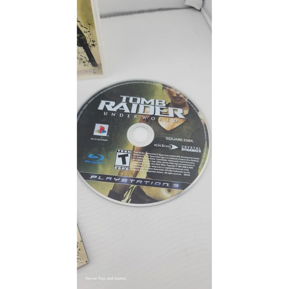 Tomb Raider Underworld (Sony PlayStation 3 PS3 2008) CIB Complete Tested Working